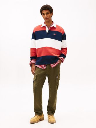 Tommy Hilfiger Mens Tommy Jeans Tapered Cargo Pant - Green - 30W x 30L