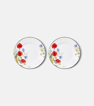 Gucci Gucci Flora set of 2 porcelain dessert plates