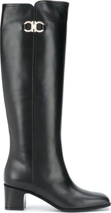 Ferragamo Gancini Knee-High Boots