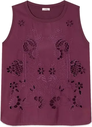 Oltre Donna, Top, Viola, M, new