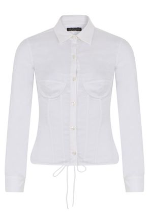 Balenciaga White Tailored Solid Shirt