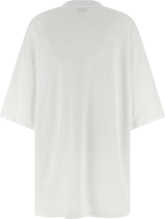 Moschino Womens White Cotton Short Dress