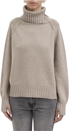 Isabel Benenato Maglia Collo Alto Misto Cashmere - - Knitwear - Donna - Grigio - S