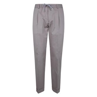 Barba Straight Broeken - Heren - Broeken - Grijs - Maat: XL