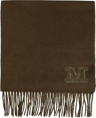 Max Mara Accessoires, Dames, Groen, ONE Size, Kasjmier, Wsdalia Kasjmieren Sjaal
