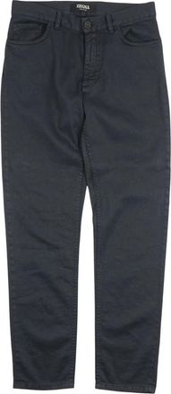 Ermenegildo Zegna Straight Jeans - Heren - Regular Fit Jeans - Blauw - W32 - Denim - Jeans