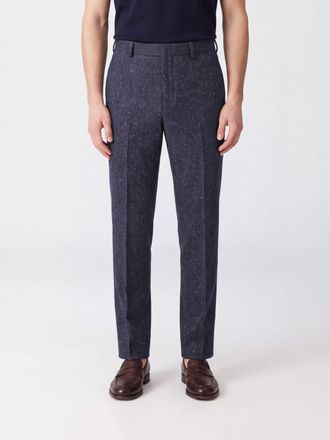 Paul Smith Slim Fit Abstract Print Tailored Wool Trousers