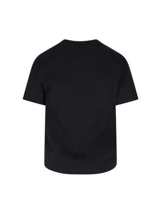 Burberry Womens T-Shirts And Polos Black Cotton