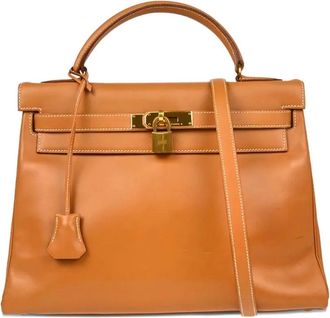 Hermès Borsa a mano Swift Kelly 32 1990 - Marrone
