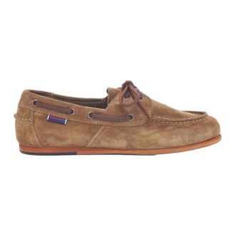 Sebago Sailor Shoes, female, Brown, Size: 7 US Owen Boat Shoe