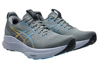 Asics Mens Kayano 32 Shoe In Steel Grey/aegean Blue