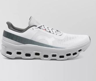 On paneled low-top sneakers