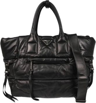 Prada Pre-owned Tote Bags, female, Black, Size: ONE SIZE Pre-owned Vintage Tote Bag