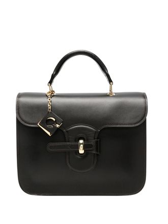 Gherardini Dark Brown Bellona Medium Smooth Calfskin Leather Handbag