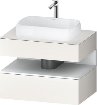 Duravit Duravit Qatego Consola Mueble Bajo Lavabo, 1 Extra&iacute;ble, 1 Caj&oacute;n