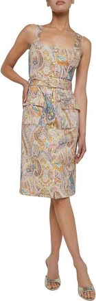 L'agence Lagence Idy Button Front Tank Dress