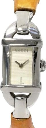 Gucci Pre-owned Watches, female, Beige, Size: ONE SIZE Pre-owned Vintage Stainless Steel Watch