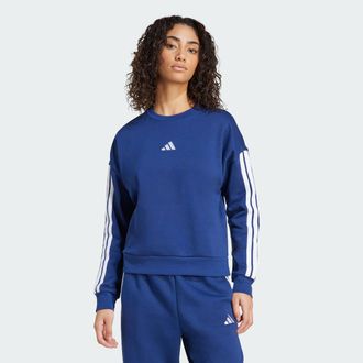 adidas Womens adidas Essentials 3-Stripes Fleece Sweatshirt
