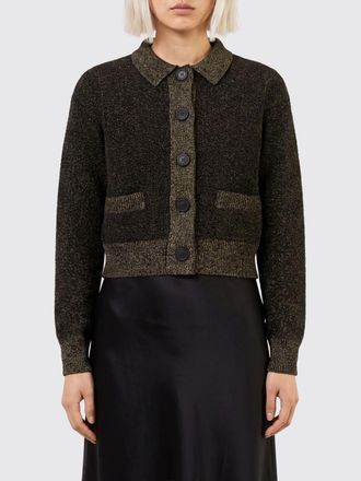Marni Cardigan stile polo in misto lana a maniche lunghe