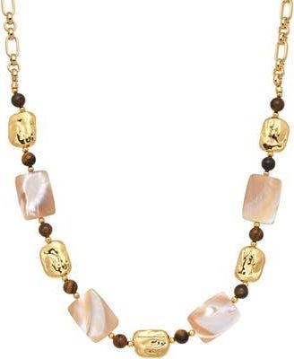 Eye Candy Los Angeles Sophia Collar Necklace in Gold at Nordstrom Rack