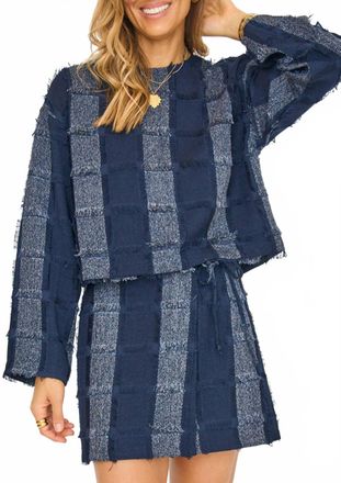 FRNCH Anatolia Top In Bleu Marine