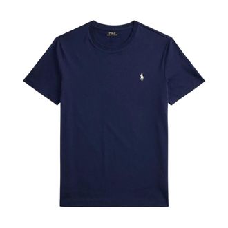 Polo Ralph Lauren T-Shirt Girocollo Custom Slim Fit - - Tops - Uomo - Blu - XL