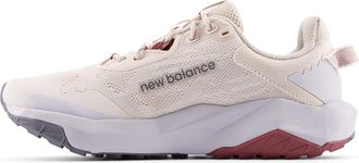 New Balance Womens Dynasoft Nitrel V6 Trail Running Shoe, Bisque/Pearl Grey/Washed Burgundy, 9.5 Wide