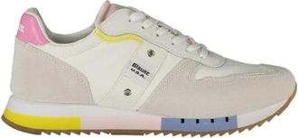 Blauer Lace-Up Sneakers met Uitneembare Binnenzool - Dames - Sneakers - Veelkleurig - 37 EU - Schoenen
