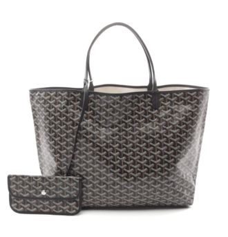Goyard Coated Canvas Brown St Louis GM Tote Bag Size L