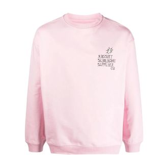 Rassvet Hoodies & sweatvesten, Heren, Roze, M, Sunlight Supplier Sweater