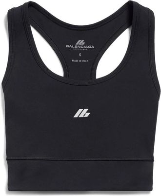 Balenciaga Line Activewear Sport Bra - Dames - Sport BHs - Zwart - XS - Fitness