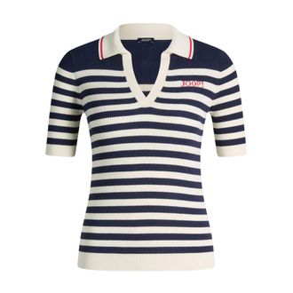 Joop Dames, Truien, Blauw, Maat: XL Leer