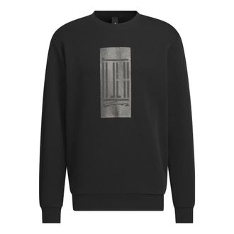 adidas Wuji Logo Crew Sweatshirt Black IP4946