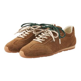 Nubikk Billy Lou Sneaker - Dames - Schoenen - Bruin - Maat: 42 EU Leer