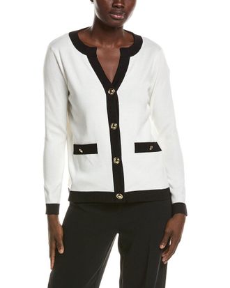 Halston Heritage Color Block Cardigan