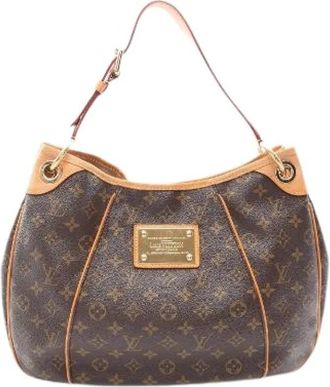 Louis Vuitton Pre-owned Galliera PM Monogram schoudertas - Dames - Vintage Schoudertas - Bruin - ONE Size - Leer - Vintage