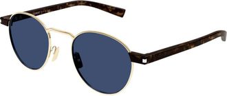 Saint Laurent Sunglasses, male, Yellow, Size: 49 MM SL 707 004 Sunglasses