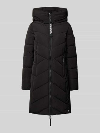 Khujo Steppmantel mit Label-Detail Modell DARKA in Black, Gr&ouml;&szlig;e XS