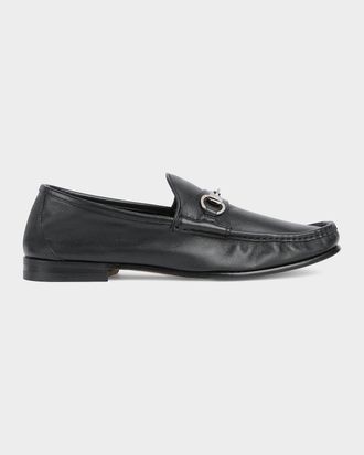 Gucci Men & apos;s Lugano Leather Loafers