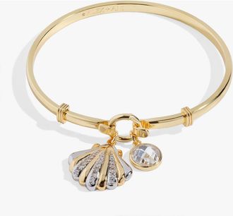 Alex and Ani Seashell Tension Bangle in Gold at Nordstrom