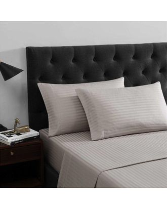 Vera Wang 290 Thread Count Stripe 100% Cotton Sheet Set