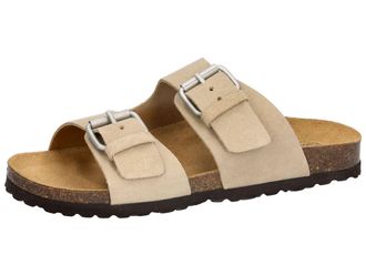 Lico Pantolette LICO Pantolette Bioline Juana, Damen, Gr. 36, braun, Leder, Schuhe Pantolette