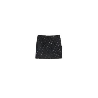 Pinko Pinko - Taffeta Rok - Dames - Rokken - Zwart - Maat: M Taf