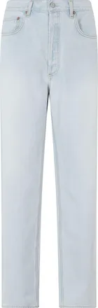 A Gold E Light Denim 90s Five-Pocket Wide-Leg Cotton Jeans