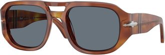 Persol PO3373S 96/56 Mens Sunglasses Brown Size 53