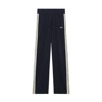 Autry Training Trousers, male, Blue, Size: S Knitted Tennis Viscose Joggers