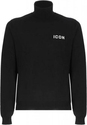 Dsquared2 Turtleneck - Heren - Coltruien - Zwart - XL - Truien & Vesten