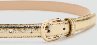 WERFORU Cintura In Metallo Sottile Da Donna In Vita Dorata, Elastica In Metallo Per Abito A Gold 24 28w 113930829