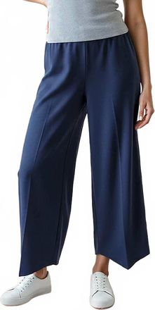 Fifteen Twenty Wide-Leg Cropped Pants In Navy