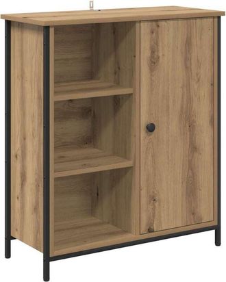 vidaXL Vitrina Roble artesanal 70 x 30 x 80 cm Madera contrachapada vidaXL